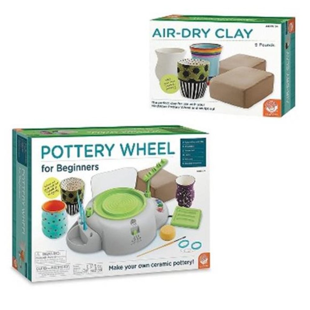 Pottery Wheel & Clay Refill Kit-Set of 2